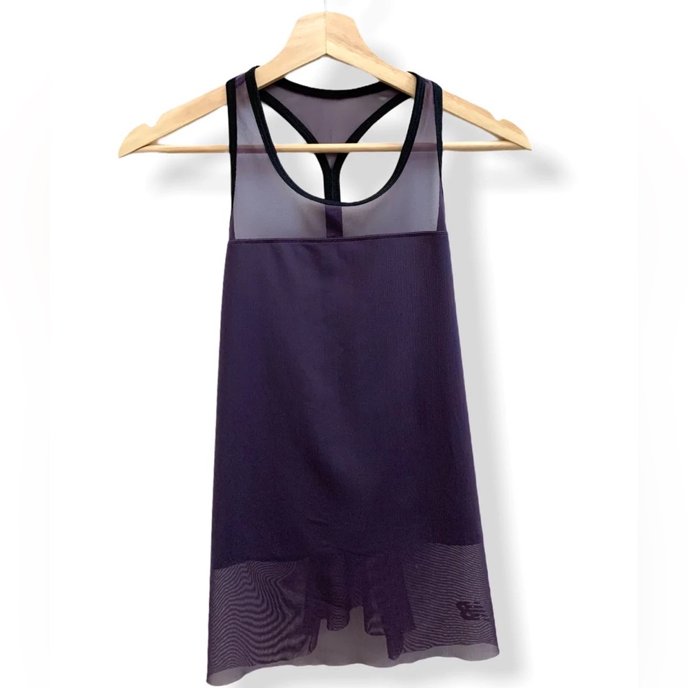 PURPLE NEW BALANCE ICE MESH SINGLET